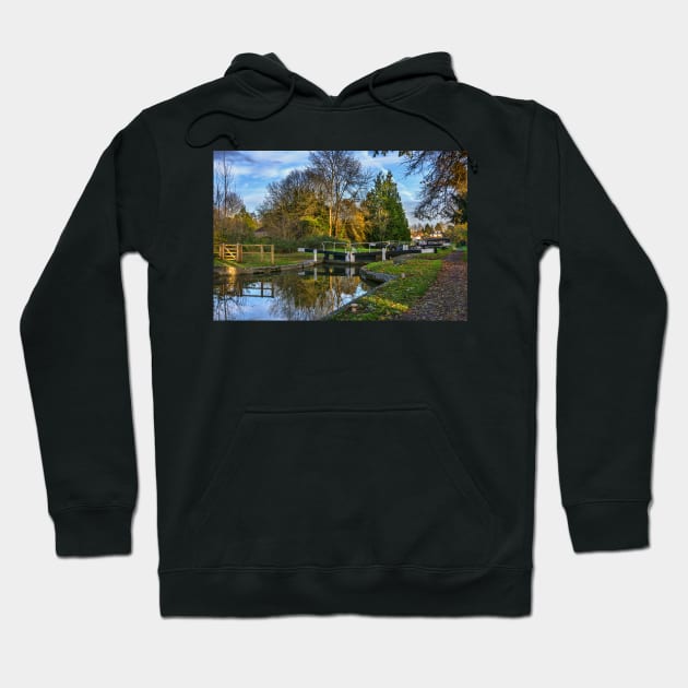The Town Lock at Hungerford Hoodie by IanWL